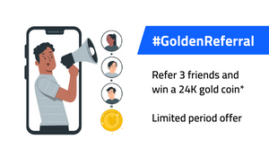 #GoldenReferral terms and conditions